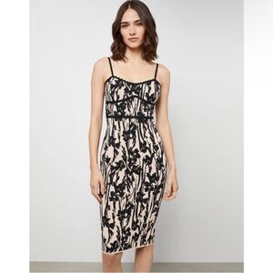 BCBGMaxAzria bodycon super retro floral dress (worn by actress)
